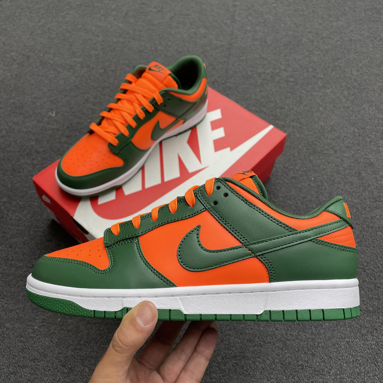 Nike Dunk Low Miami Hurricanes Dd1391 300 (12) - newkick.app